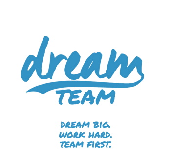 Dream Team (No Bats) Logo Motto