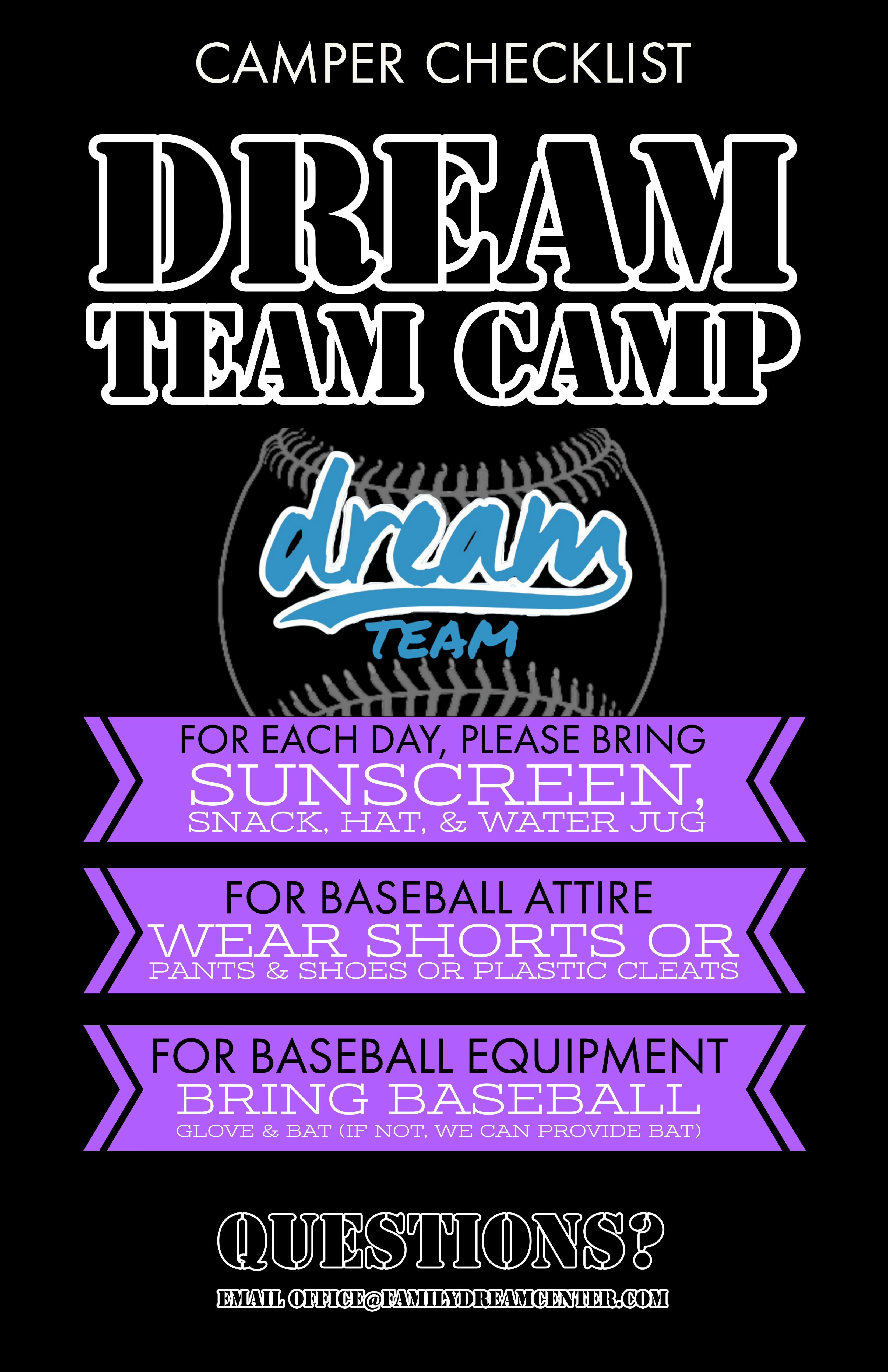 Summer Camp Checklist Summer Camp Checklist